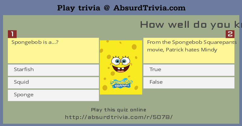 trivia quiz how well do you know spongebob and the gang an embarrassing photo of spongebob at the christmas party