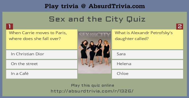 Sex and the City Quiz - Sex And The City Test Who Are You