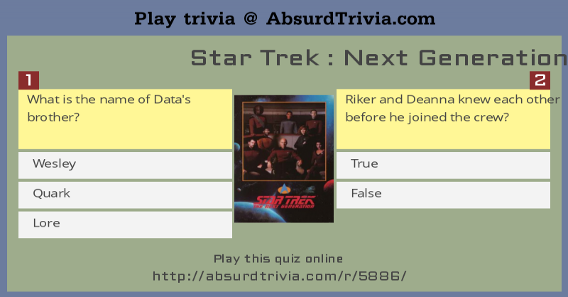 star trek next generation quiz questions